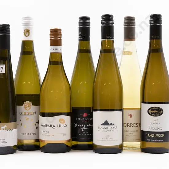 Seven Bottles of Assorted NZ Mainly Riesling