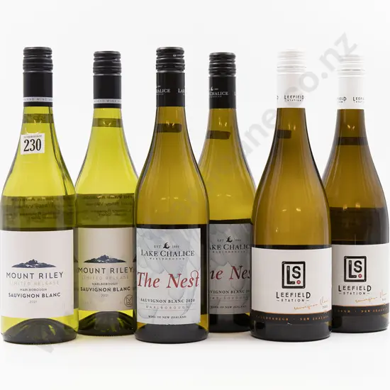 Six Bottles of Assorted NZ Sauvignon Blanc