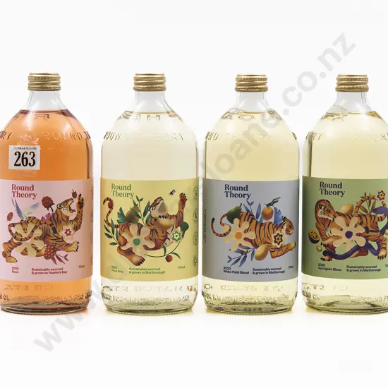 10 Bottles of Assorted Round Theory NZ Wine