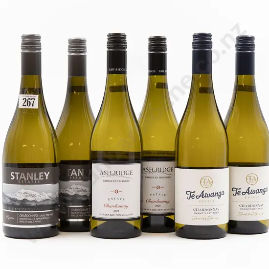 Six Bottles of Assorted NZ Chardonnay