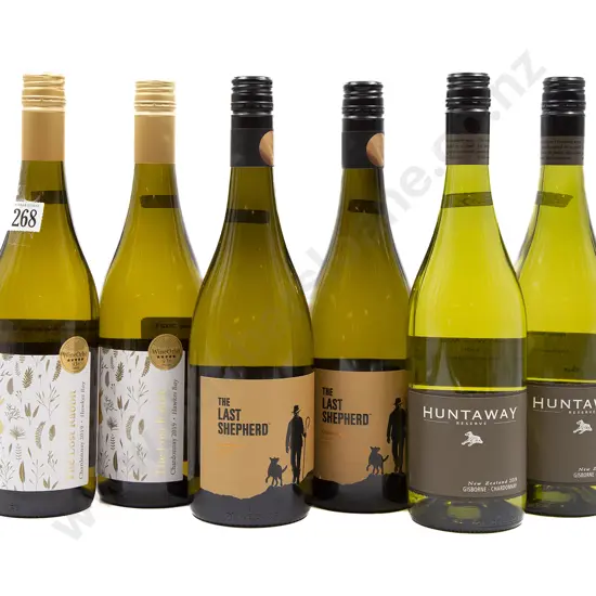 Six Bottles of Assorted NZ Chardonnay