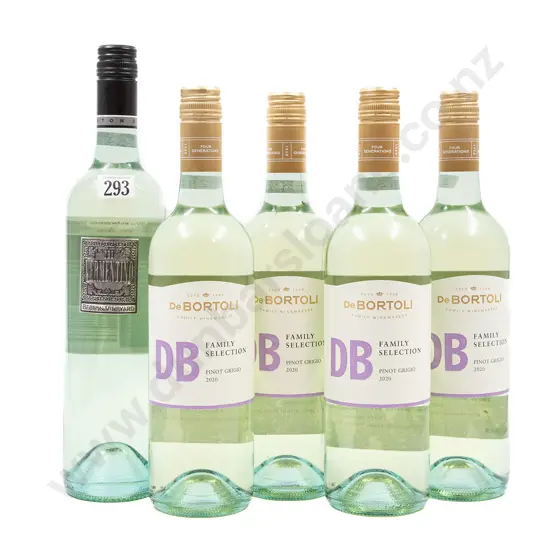 Five Bottles of Assorted Australian Mainly Pinot Grigio