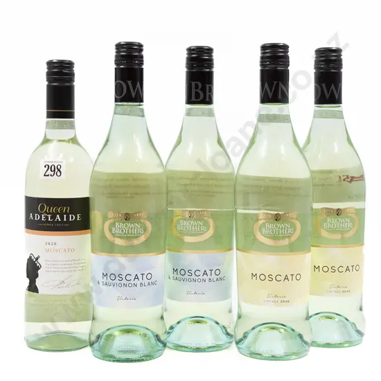 Five Bottles of Assorted Australian Moscato