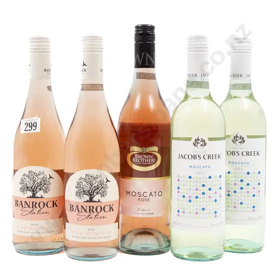 Five Bottles of Assorted Australian Moscato