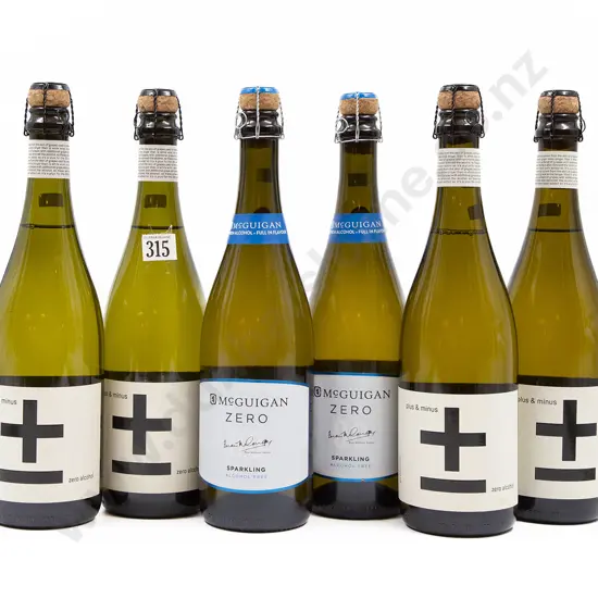 Six Bottles of Assorted Australian Zero Alcohol Sparkling Wines
