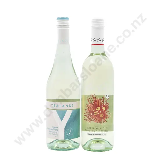 Six Bottles of Assorted NZ Low Alcohol Sauvignon Blanc