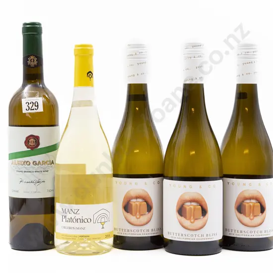 Five Bottles of Assorted Portuguese and American White Wine