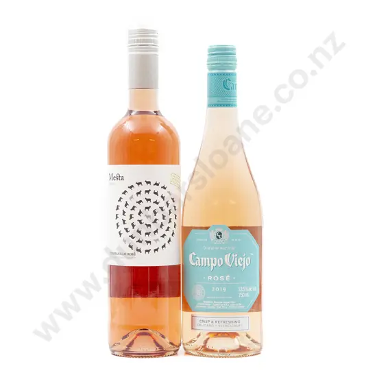 Six Bottles of Assorted Spanish Rosé