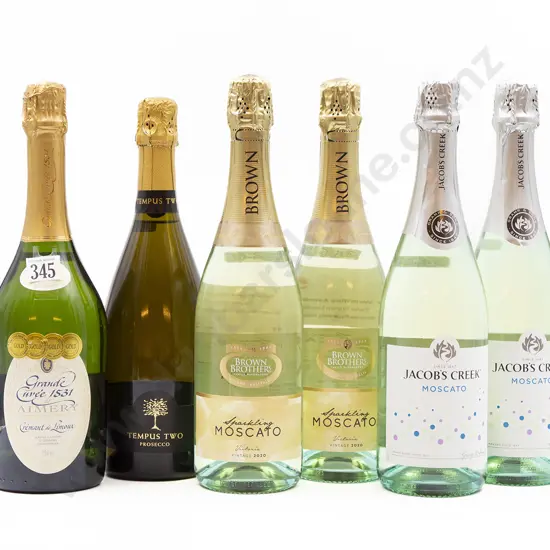 Six Bottles of Assorted Sparkling Wine