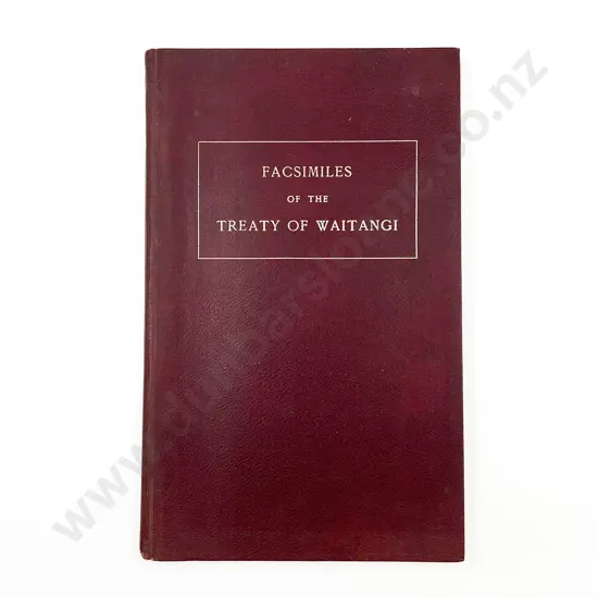 (-) Facsimiles of the Declaration of Independence and the Treaty of Waitangi