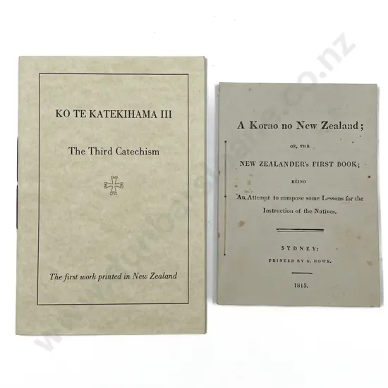 2 Facsimile Maori Religious Volumes