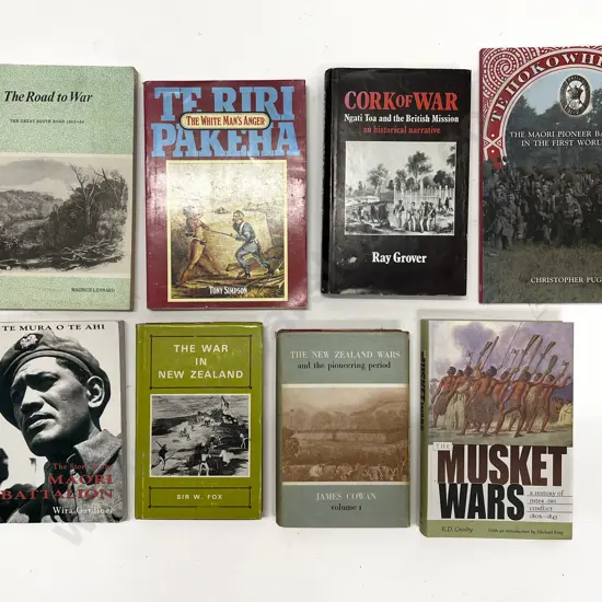 8 Maori History Books on Warfare