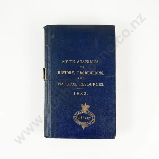 Stow J P - South Australia its History Productions and Natural Resources