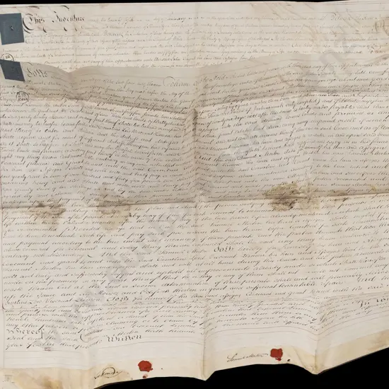 Large Geo III 1808 Irish Land Indenture