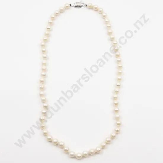 Single Strand Uniform Cultured Pearl Necklace