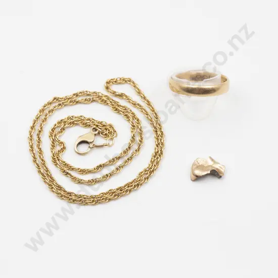 18ct Plain Wedding Band