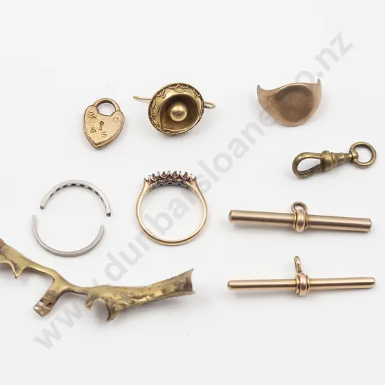 18ct and 15/14ct Gold Pieces for Scrap