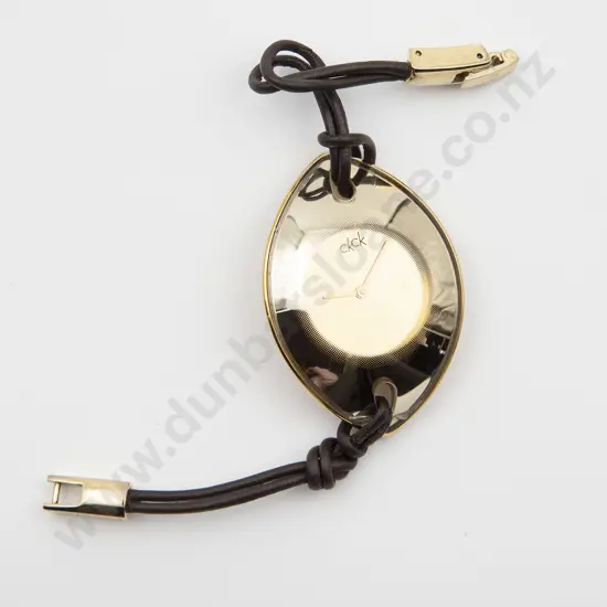 Calvin Klein Ladies Suspension Gold Mirror K33234 Watch