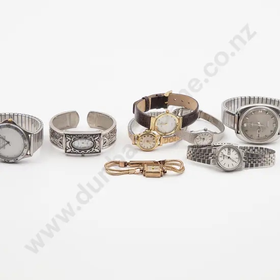 Collection Eight Various Gents and Ladies Wrist Watches