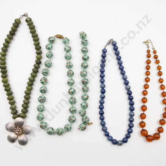 Three Bead Necklaces