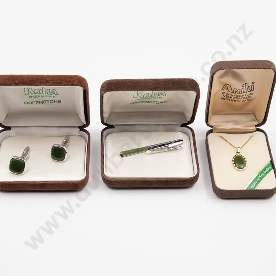 Boxed Greenstone Jewellery