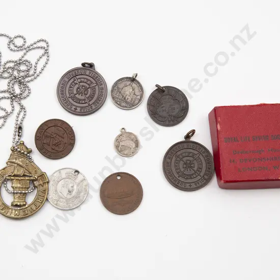 Collection Nine Medallions and Awards