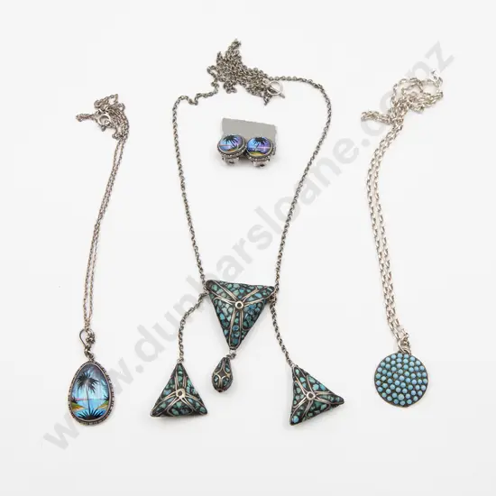 S/S & Butterfly Wing Pendant