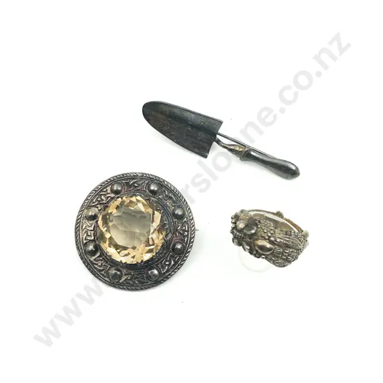 S/S Scottish Citrine Brooch