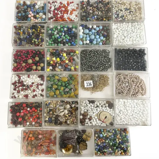 Large Collection Vintage Loose Beads and Findings