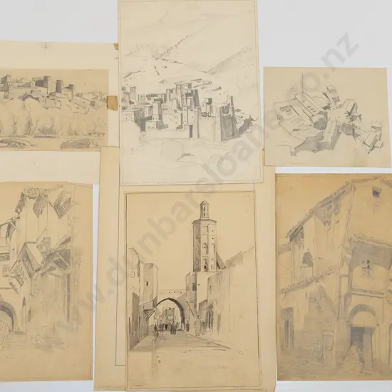 John Weeks (1888-1965) - Six North African Architectural Studies
