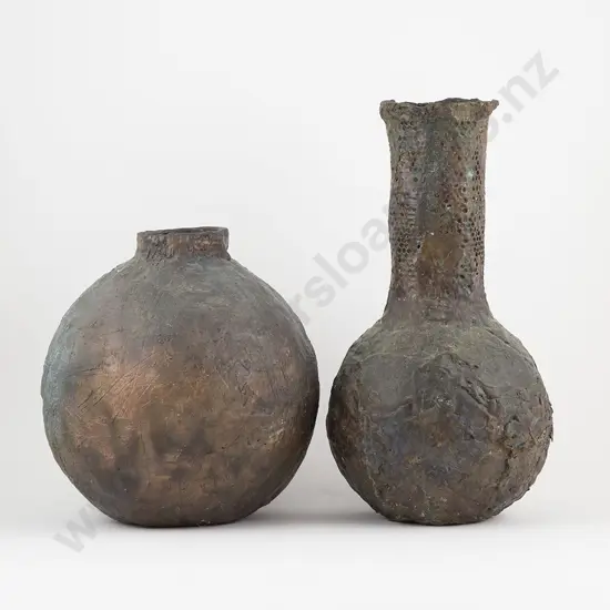 Maurice Bennett - Two Bronze Vases