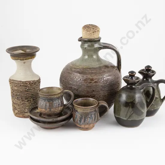 Jacqui Riley Flagon & NZ Pottery