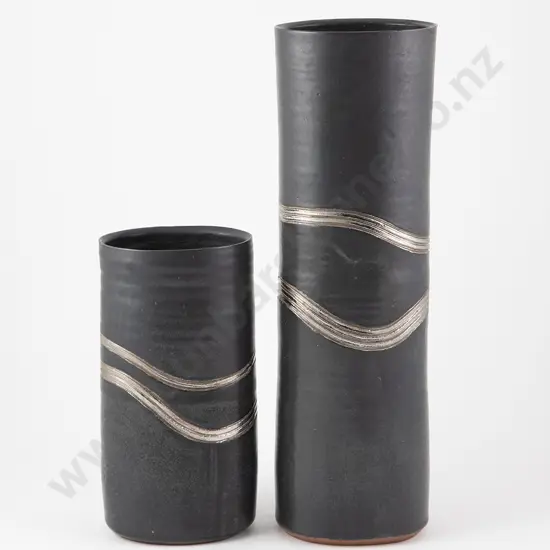 Patti Meads Graduated Pair of Vases