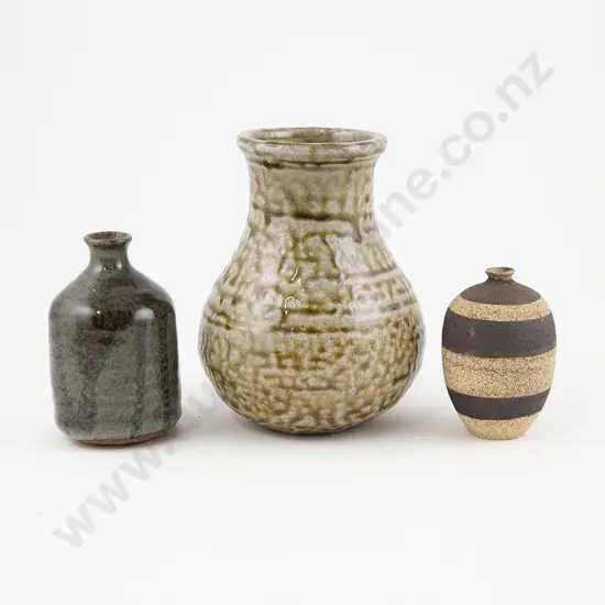 Possible Smisek Vase & Two Small Bud Vases