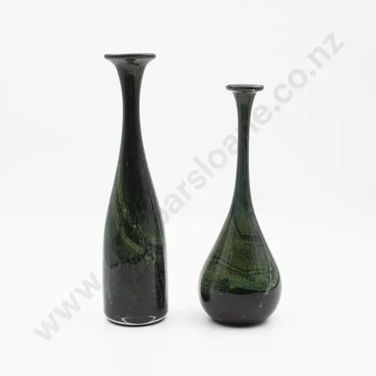 Two Tony Keupfer Single Stem Vases