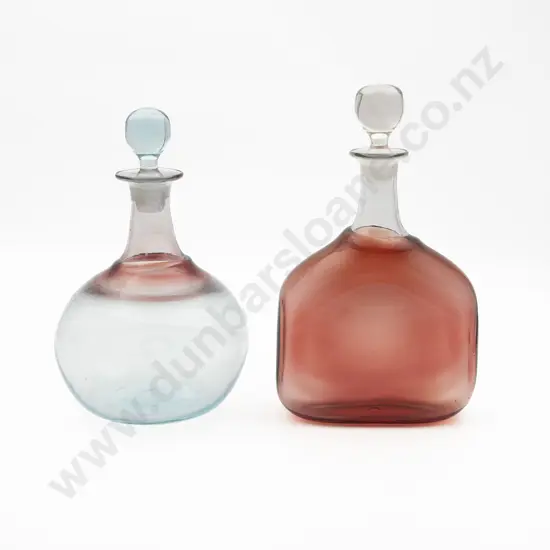 Two Tony Keupfer Spirit Decanters