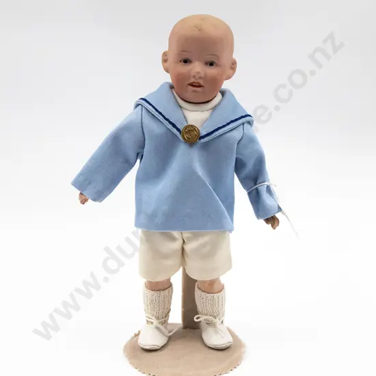 Gebruder Heubach Character Shoulder Plate Bisque Doll