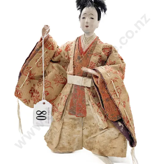 Three Antique Japanese Hina Dolls