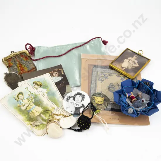 Collection of Five Doll Purses