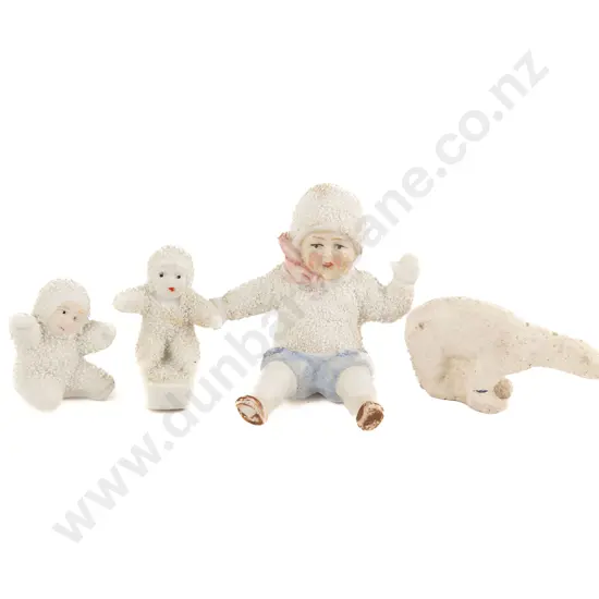 Three Snow Babies and Polar Bear