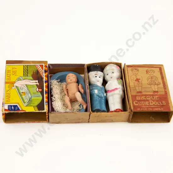 Made in Japan Boxed 'Bisque Cutie Dolls'