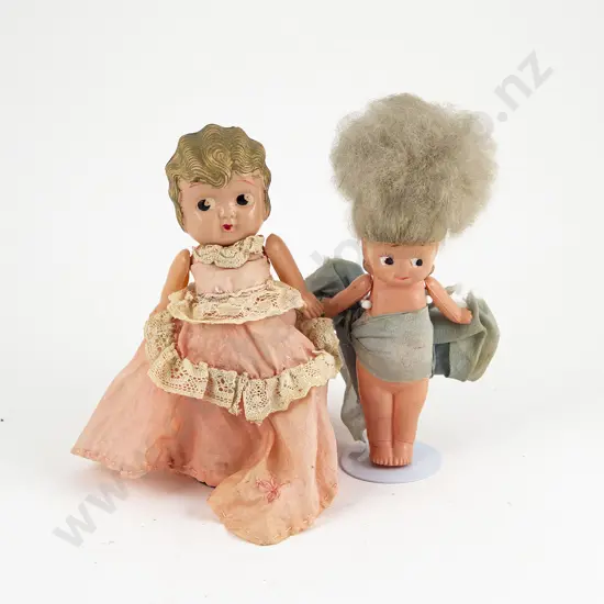 Two Celluloid Fairground Dolls