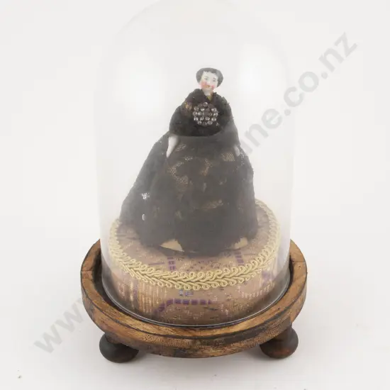 Small German China Shoulder Plate Doll