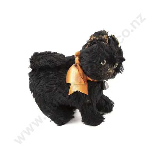 Vintage Possible Chad Valley Black Plush Kitten