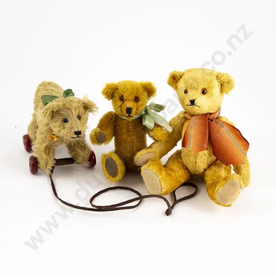 Three New Vintage Style Teddy Bears