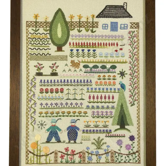 Modern 1987 Framed Sampler