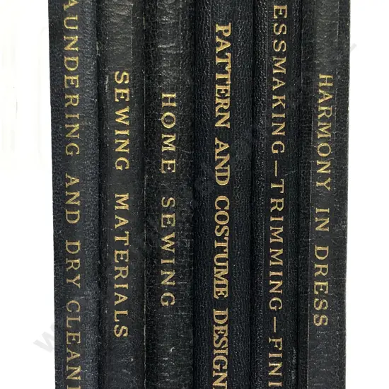 SIx Volumes of the Woman's Institute of Domestic Arts and Sciences