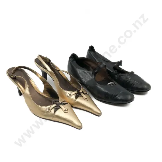 Two Pair Vintage Shoes c1930s & 1950s