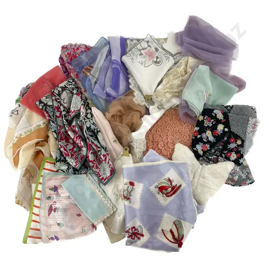 Selection of Lace and Other Handkercheifs