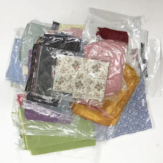 Collection of Material Pieces Cottons & Silks